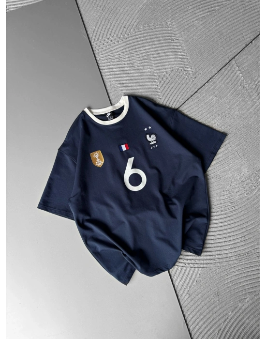 FR 6 BİSİKLET YAKA OVERSİZE TSHİRT