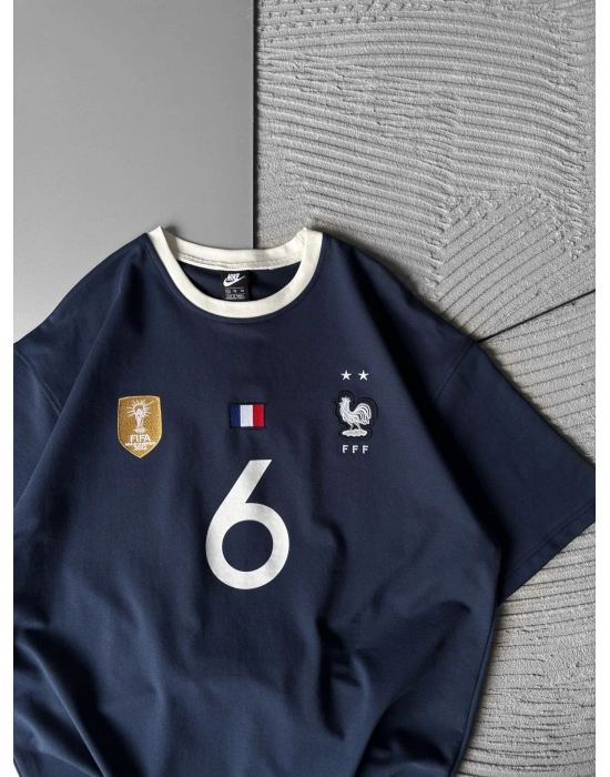 FR 6 BİSİKLET YAKA OVERSİZE TSHİRT