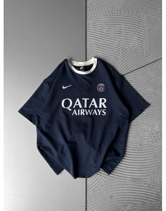 KATAR PS BİSİKLET YAKA OVERSİZE TSHİRT