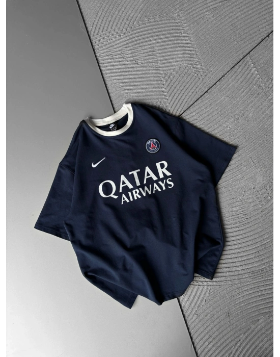 KATAR PS BİSİKLET YAKA OVERSİZE TSHİRT