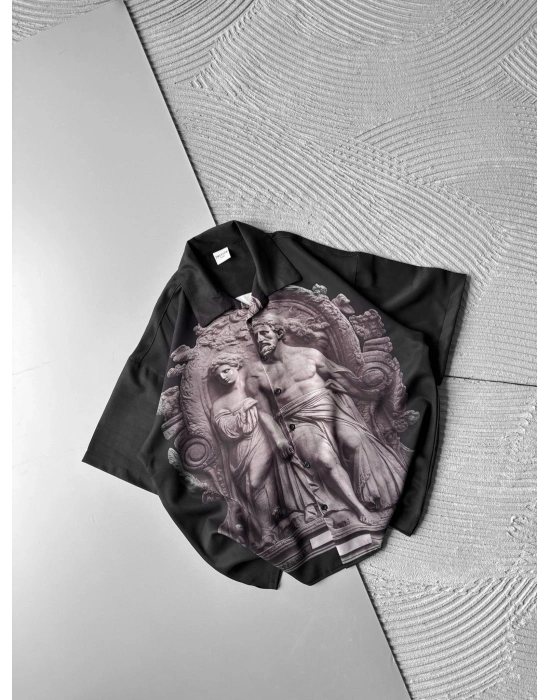 HEYKELI VINTAGE OVERSIZE GÖMLEK