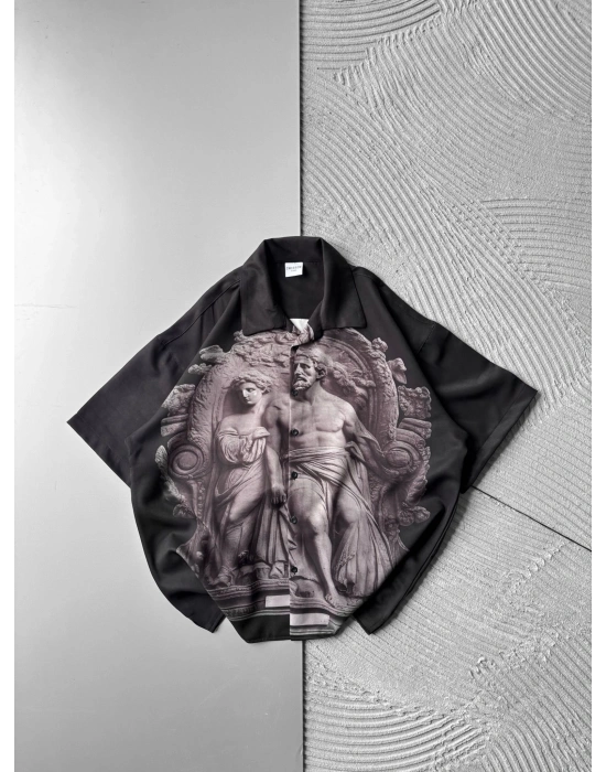 HEYKELI VINTAGE OVERSIZE GÖMLEK