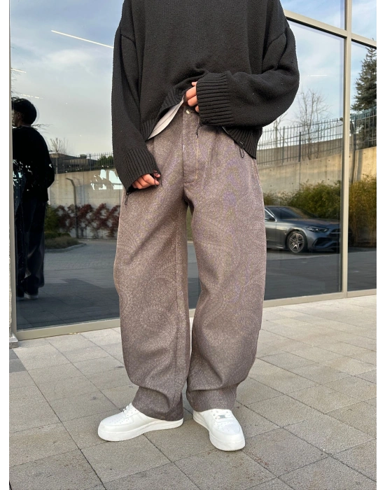 BYLONDON ŞAL DESEN BALON PANTOLON