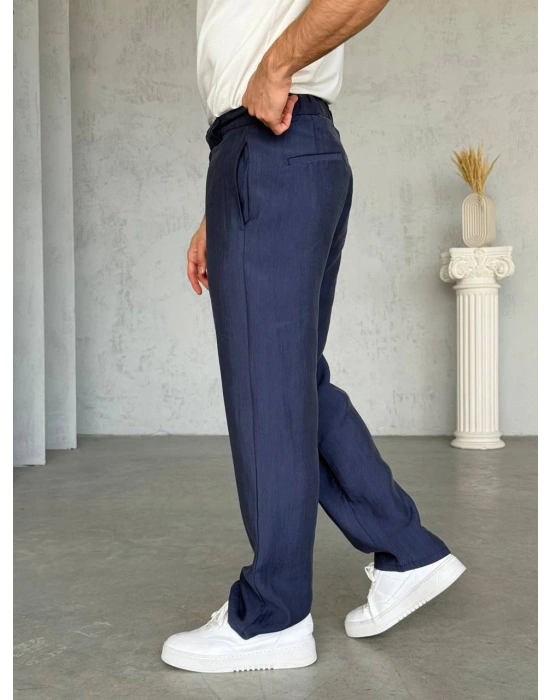 BAGGY DS TENSEL KUMAŞ PANTOLON TAŞ RENGİ