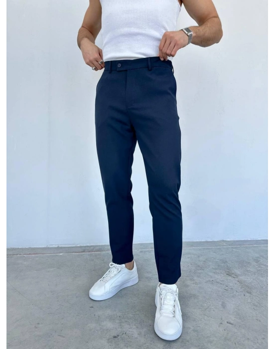 SLİM KALIP KUMAŞ PANTOLON LACİ