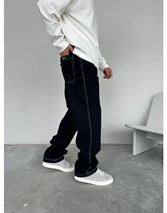 BAGGY DIŞ DİKİŞ DS KOT PANTOLON