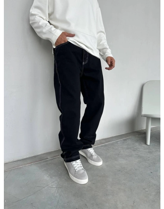 BAGGY DIŞ DİKİŞ DS KOT PANTOLON