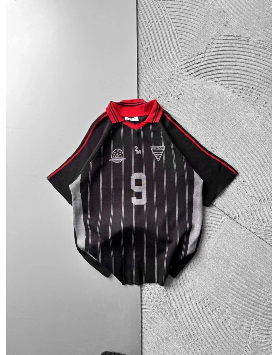 POLO YAKA FREEDOM TRİKO TİŞÖRT SİYAH