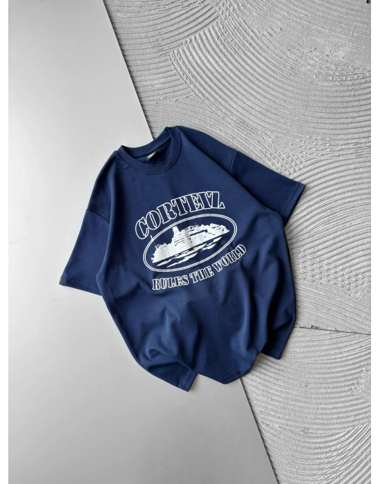 CORT ÖN BASKI OVERSİZE TİŞÖRT LACİ