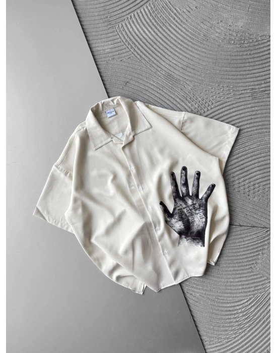 EL VİNTAGE OVERSİZE GÖMLEK