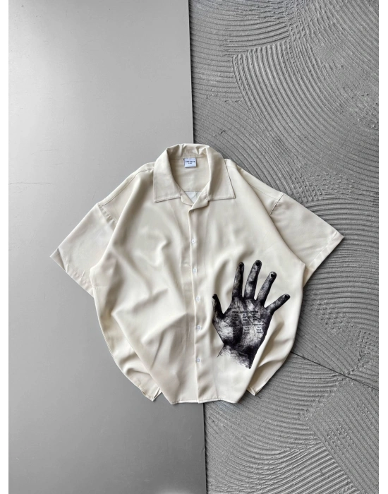 EL VİNTAGE OVERSİZE GÖMLEK