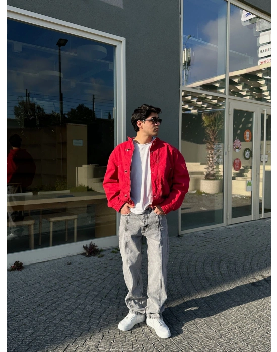 BAGGY ORTA PARCA DS KOT PANTOLON GRİ