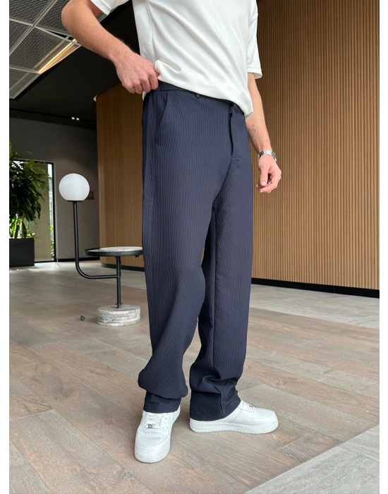 BAGGY KALIP FİTİLLİ DS PANTOLON LACİ