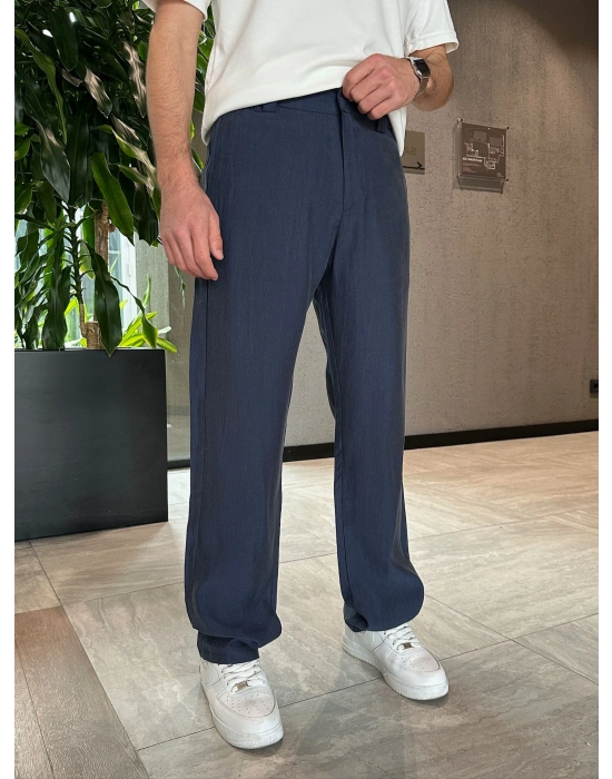 BAGGY KALIP TENSEL KUMAŞ DS PANTOLON LACİ