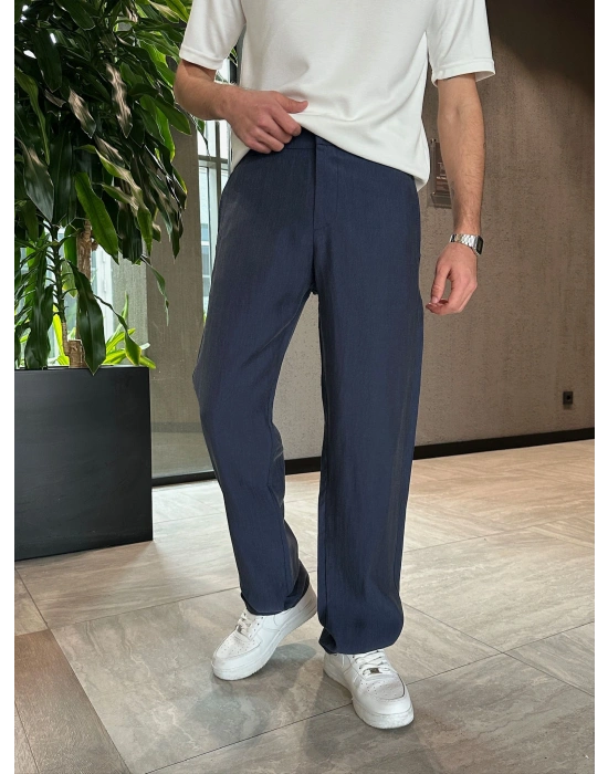 BAGGY KALIP TENSEL KUMAŞ DS PANTOLON LACİ