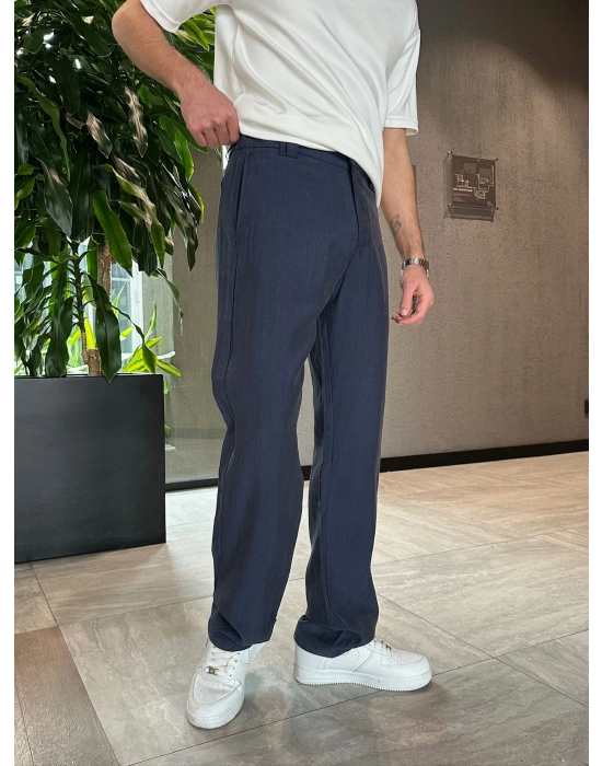 BAGGY KALIP TENSEL KUMAŞ DS PANTOLON LACİ