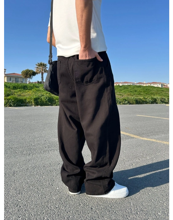 BAGGY KALIP GABARDİN KUMAŞ DS PANTOLON