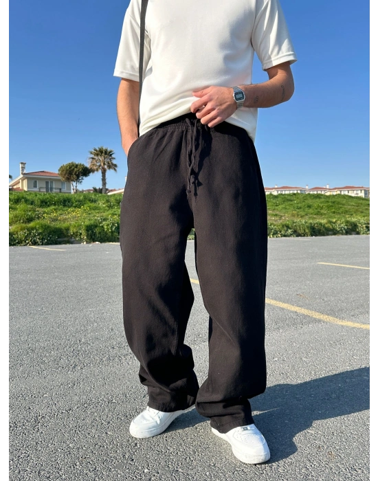 BAGGY KALIP GABARDİN KUMAŞ DS PANTOLON