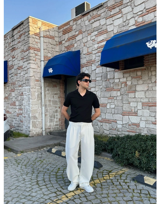 FULL BAGGY BALON KLASİK DS PANTOLON BEYAZ