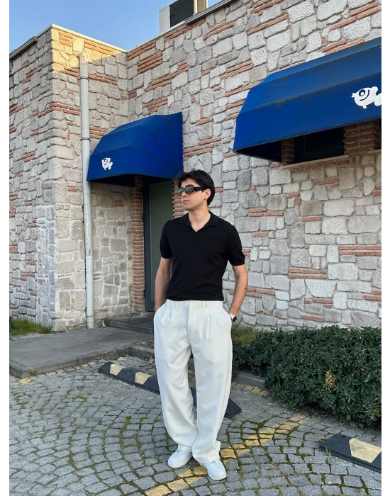 FULL BAGGY BALON KLASİK DS PANTOLON BEYAZ