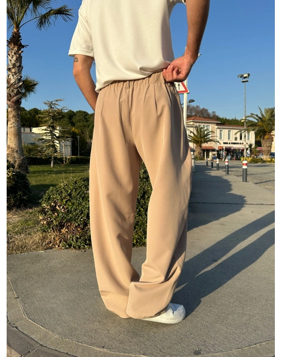 FULL BAGGY BALON KLASİK DS PANTOLON KREM