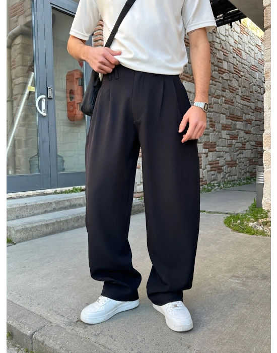 FULL BAGGY BALON KLASİK DS PANTOLON SİYAH