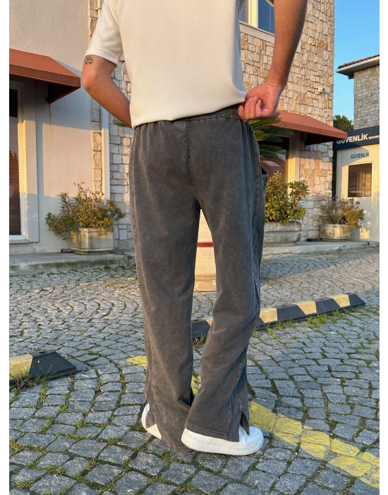 BAGGY KALIP YIKAMALI KUMAŞ MORROW EŞOFMAN FÜME