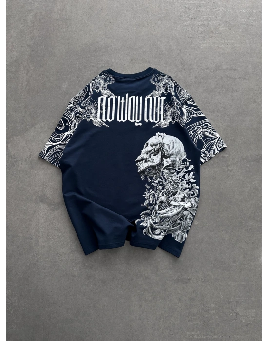 İSKELET BASKI NB OVERSİZE TİŞÖRT LACİ