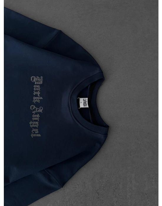 TAŞLI DARK ANGEL OVERSİZE TİŞÖRT LACİ