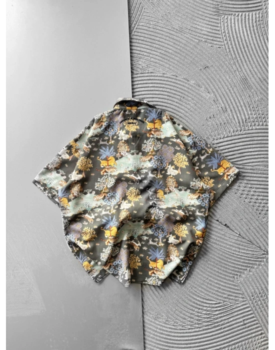 TİGER KARMA VİNTAGE OVERSİZE GÖMLEK