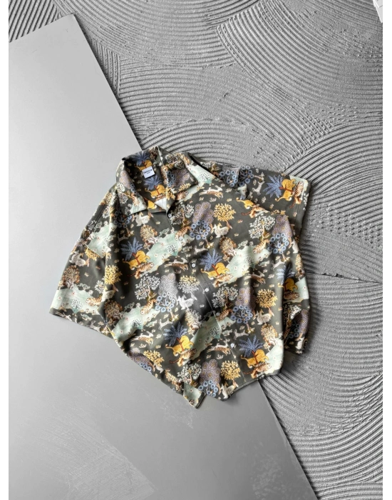 TİGER KARMA VİNTAGE OVERSİZE GÖMLEK