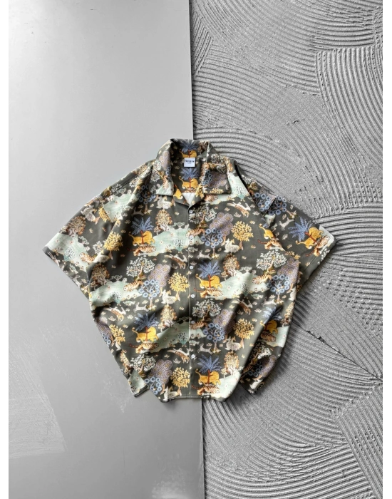 TİGER KARMA VİNTAGE OVERSİZE GÖMLEK