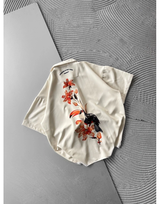 ORKİDE VİNTAGE OVERSİZE GÖMLEK