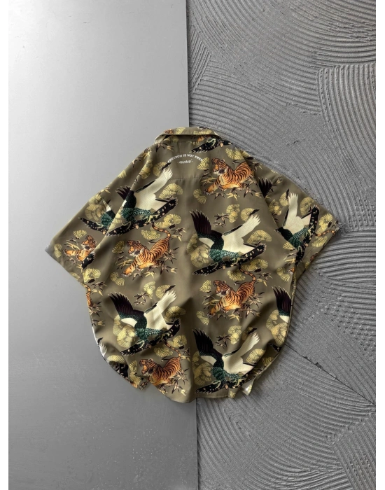 TİGER YES VİNTAGE OVERSİZE GÖMLEK