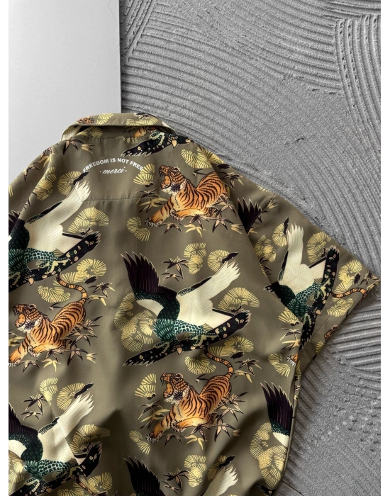 TİGER YES VİNTAGE OVERSİZE GÖMLEK