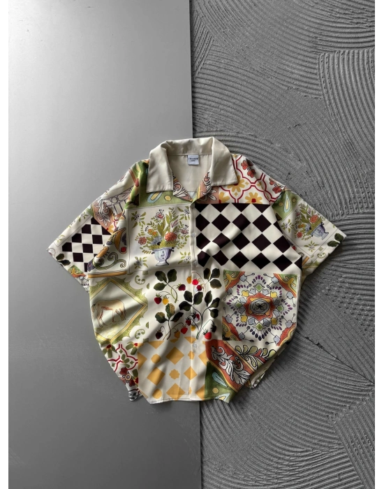 DAMA VİNTAGE OVERSİZE GÖMLEK