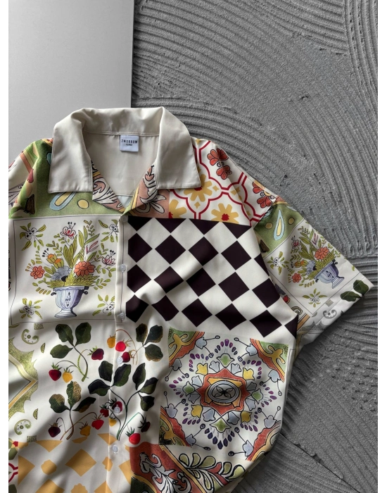 DAMA VİNTAGE OVERSİZE GÖMLEK