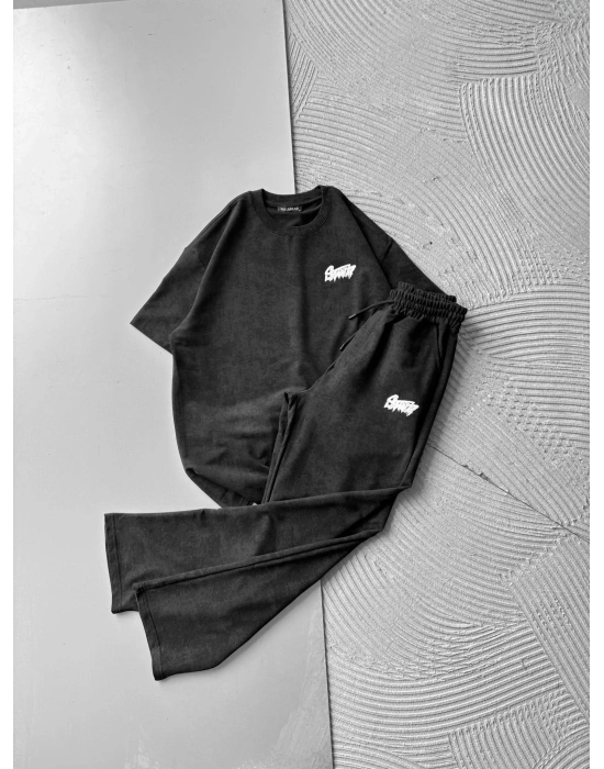 BOYA YIKAMA STW OVERSİZE TAKIM SİYAH