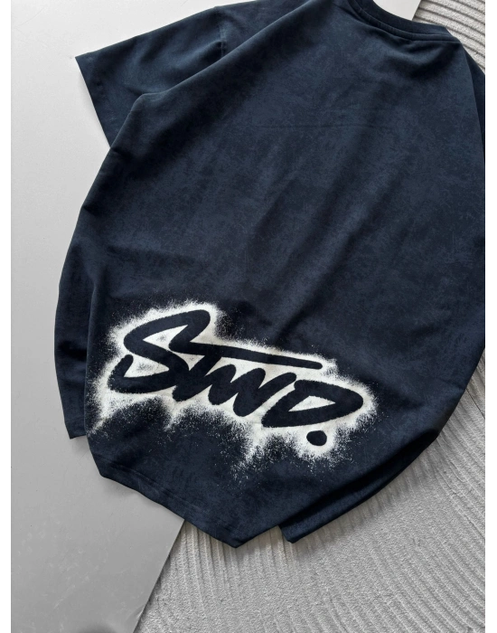 BOYA ARKA YIKAMA STW OVERSİZE TİŞÖRT LACİ