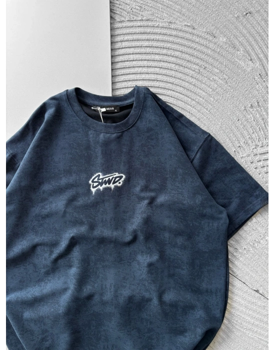 BOYA ARKA YIKAMA STW OVERSİZE TİŞÖRT LACİ