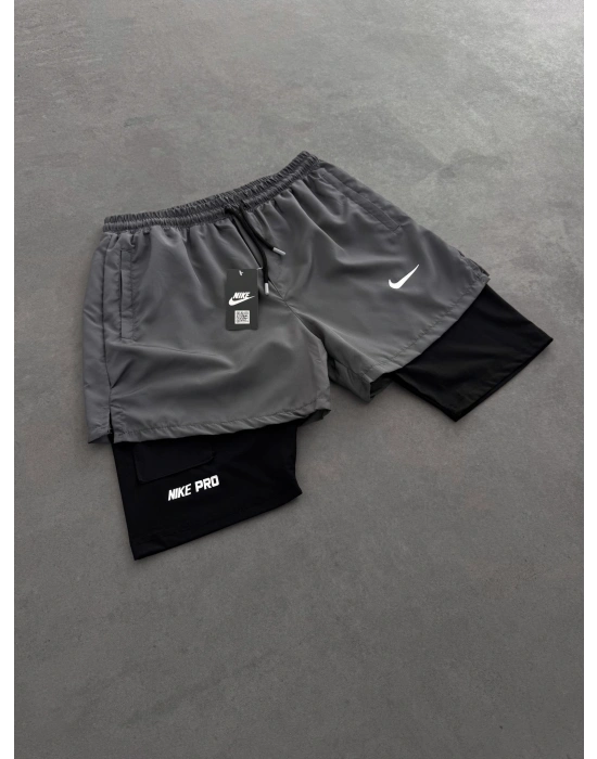 TAYT DETAY NK SPOR ŞORT GRİ