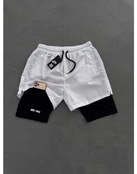 TAYT DETAY NK SPOR ŞORT BEYAZ