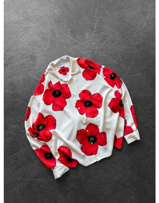 NERGİS VİNTAGE OVERSİZE GÖMLEK