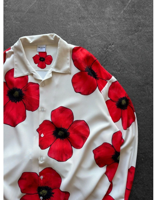 NERGİS VİNTAGE OVERSİZE GÖMLEK