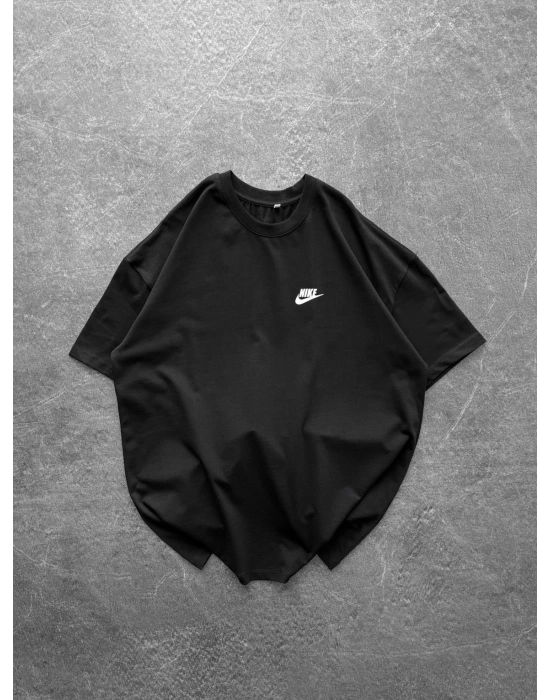 BASİC GÖGÜS FLEECE BYL OVERSİZE TİŞÖRT SİYAH