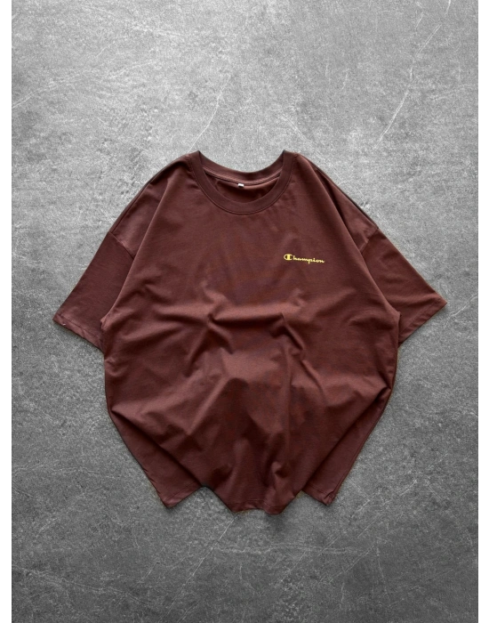 BASİC CMP BYL OVERSİZE TİŞÖRT KAHVE