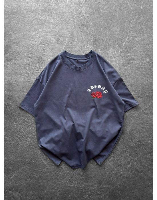 BASİC GÖGÜS GÜL BYL OVERSİZE TİŞÖRT AÇIK MOR