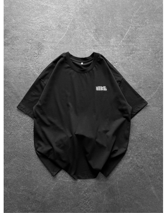 BASİC REFLEKTÖR BNK BYL OVERSİZE TİŞÖRT SİYAH