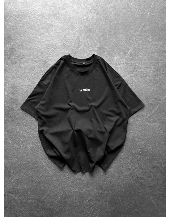 BASİC LA MAFİA BYL OVERSİZE TİŞÖRT SİYAH