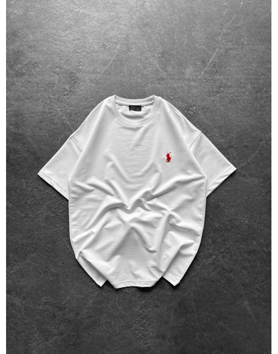 GÖGÜS NAKIŞ HB OVERSİZE TİŞÖRT BEYAZ